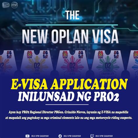 Online Application ng Electronic VISA, Inilunsad ng Police .